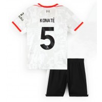 Fotbalové Dres Liverpool Ibrahima Konate #5 Dětské Alternativní 2024-25 Krátký Rukáv (+ trenýrky)